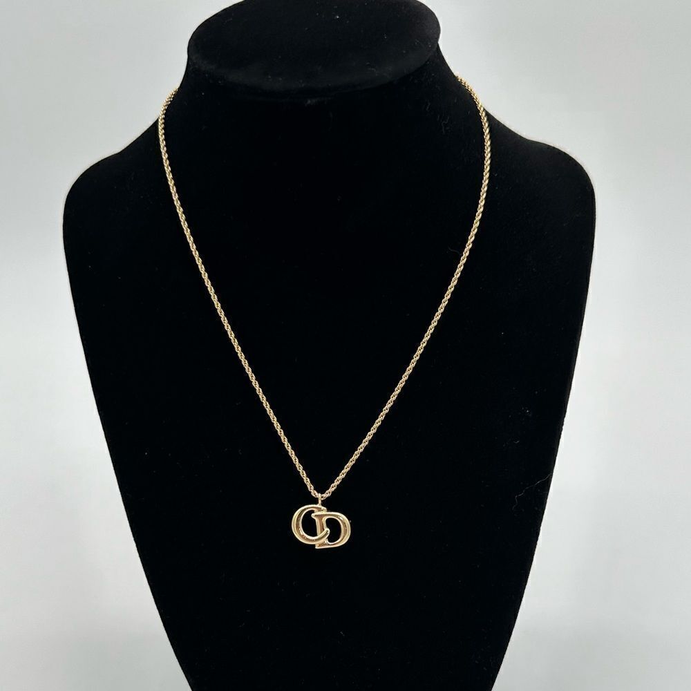AUTHENTIC DIOR GOLD PLATED VINTAGE Necklace